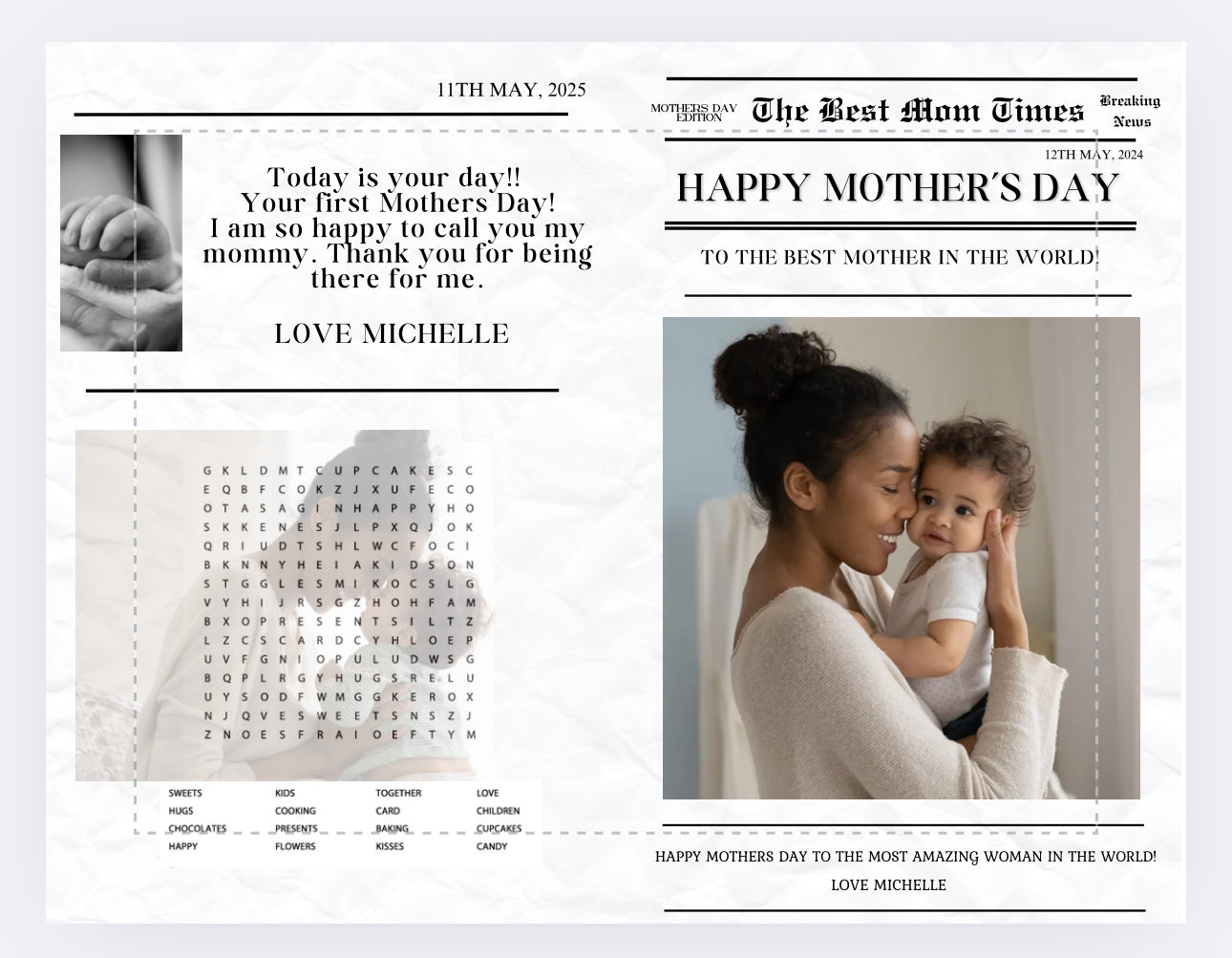 BEST MOM/DAD NEWS TEMPLATE