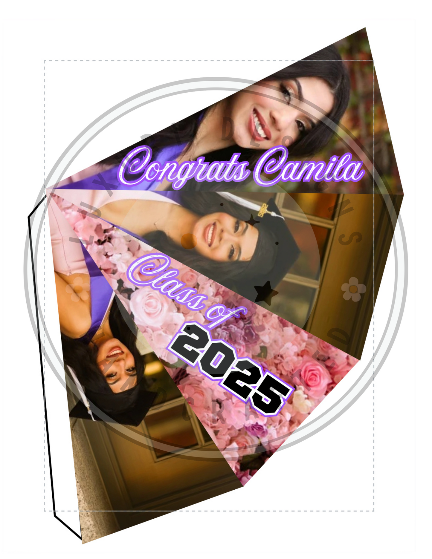 3D GRAD Pyramid Bouquet Holder