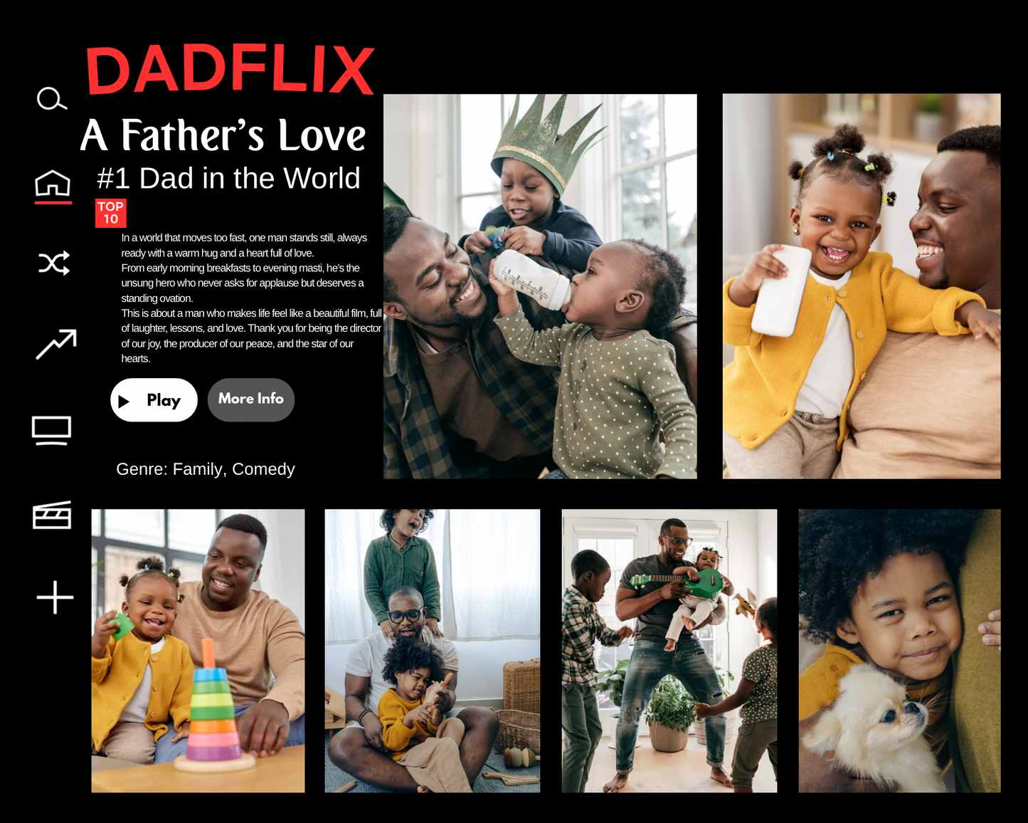 DADFLIX TEMPLATE