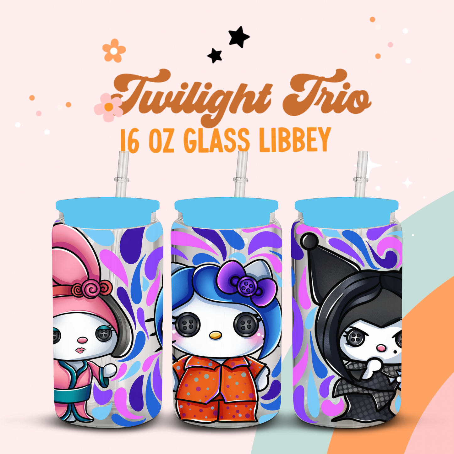 Twilight Trio Glass Libbey