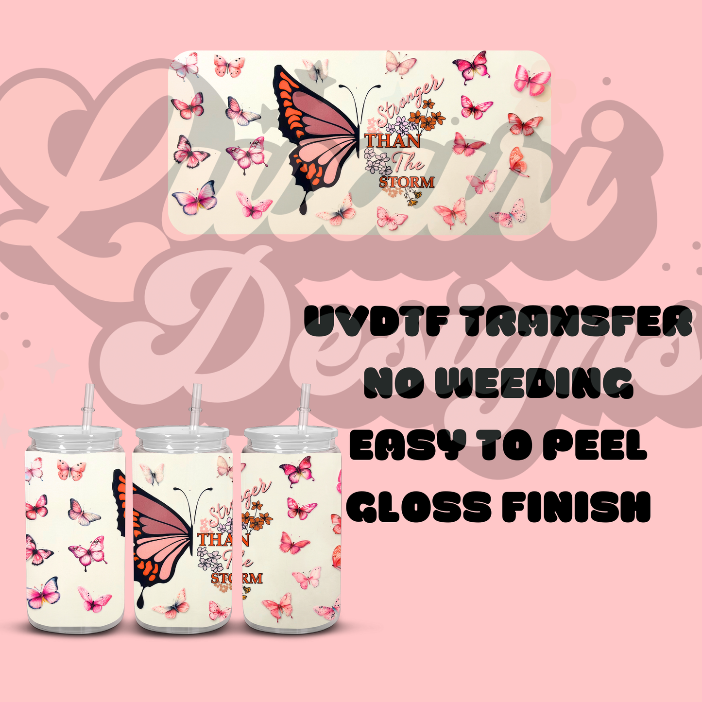 STRNGR BTRFLY  UVDTF Wrap